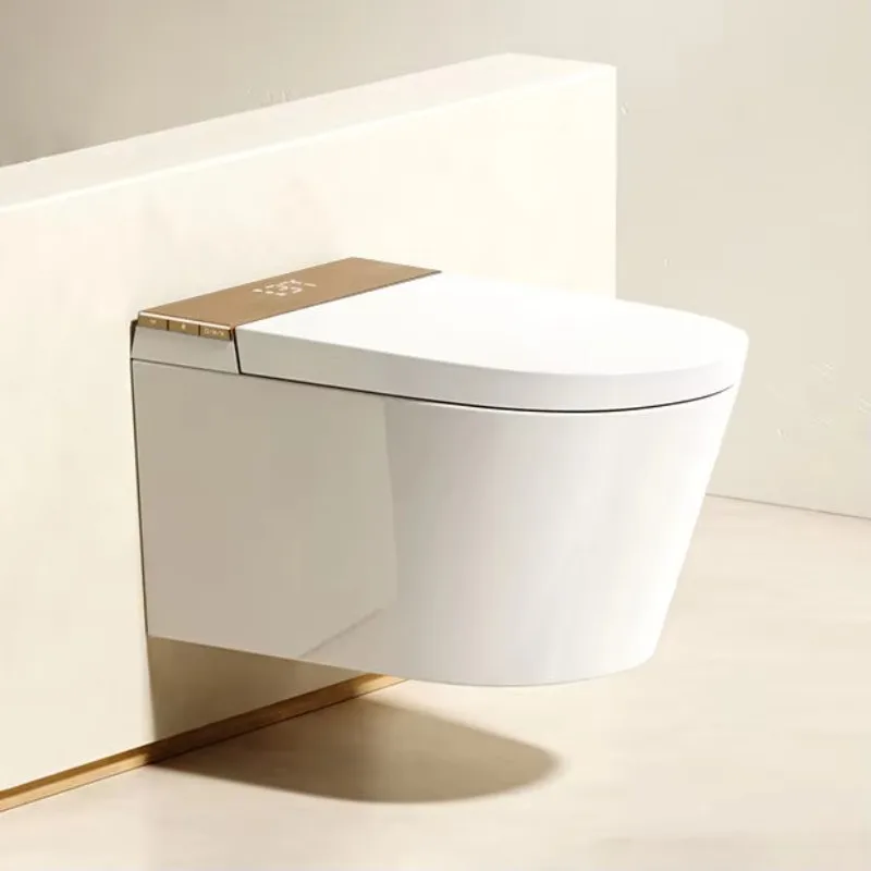 Modern Design American European Sanitary Ware Back to Wall Mount Intelligent Toilet Ceramic Wall Hung Smart Toilet for Hotel