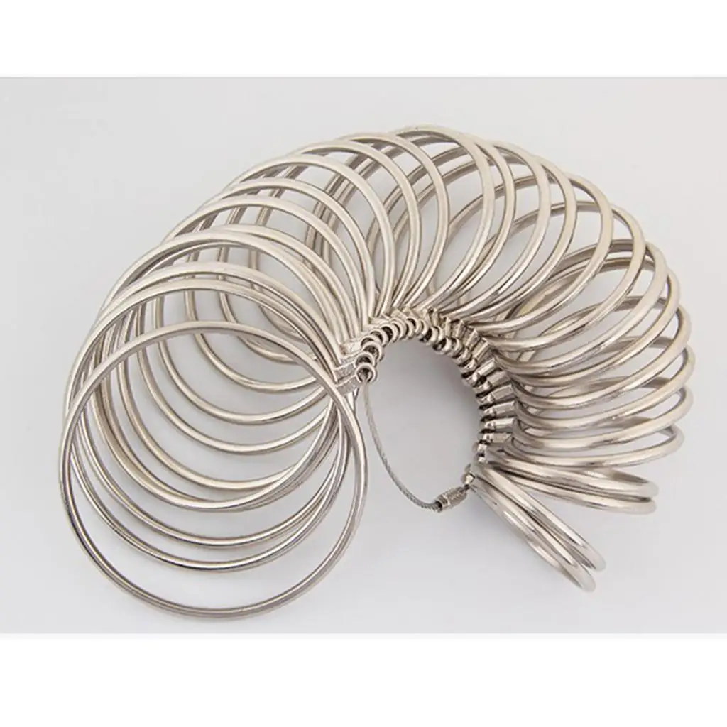 Jewelry Sizing Gauge Measure Tool Metal Bracelet Meter for Ring Size Measurement and Bracelet Display Accessories