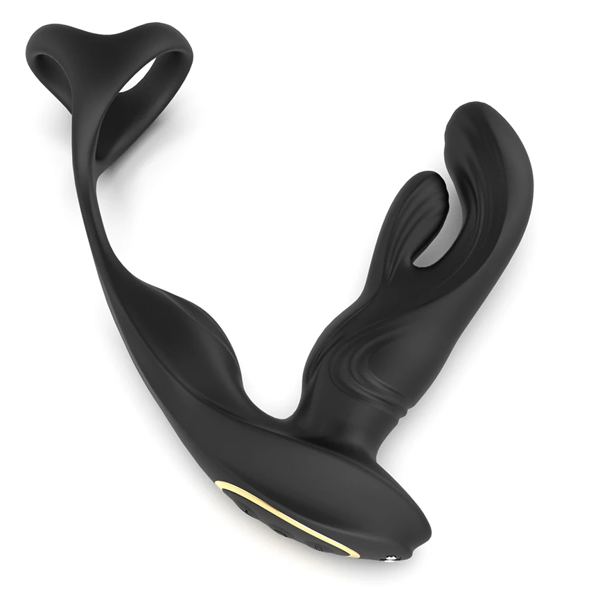Male Wiggle Prostate Massager Anal Vibrator for Men Gay Swing Butt Plug Stimulator Sex Toys Remote Control Adult Products 18+