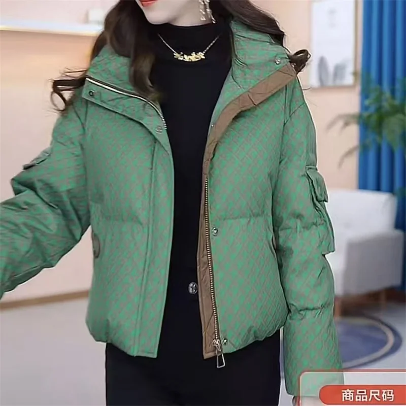 2025 New Down  Cotton Jacket for Women's Short Style, Stylish and Slimming, High-end Cotton Jacket, Winter Thick and Warm Jacket