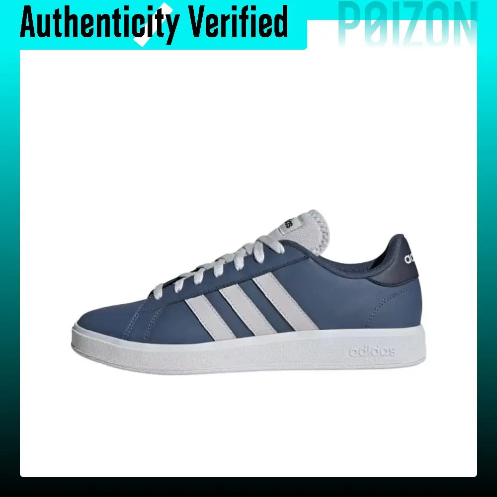 Adidas Grand Court Base 2.0 Skateboard Shoes Men's Blue JQ0526