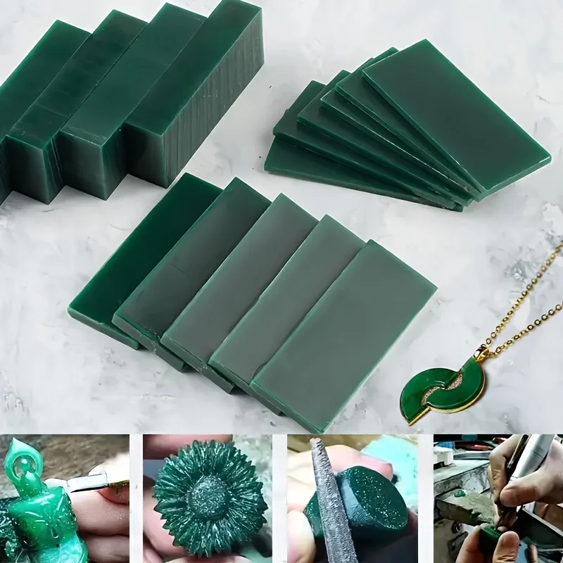 Premium Multi-Thickness Jewelry Carving Wax Bricks Sheets for Rings Earrings Casting Mold Engraving Tool Durable Reusable