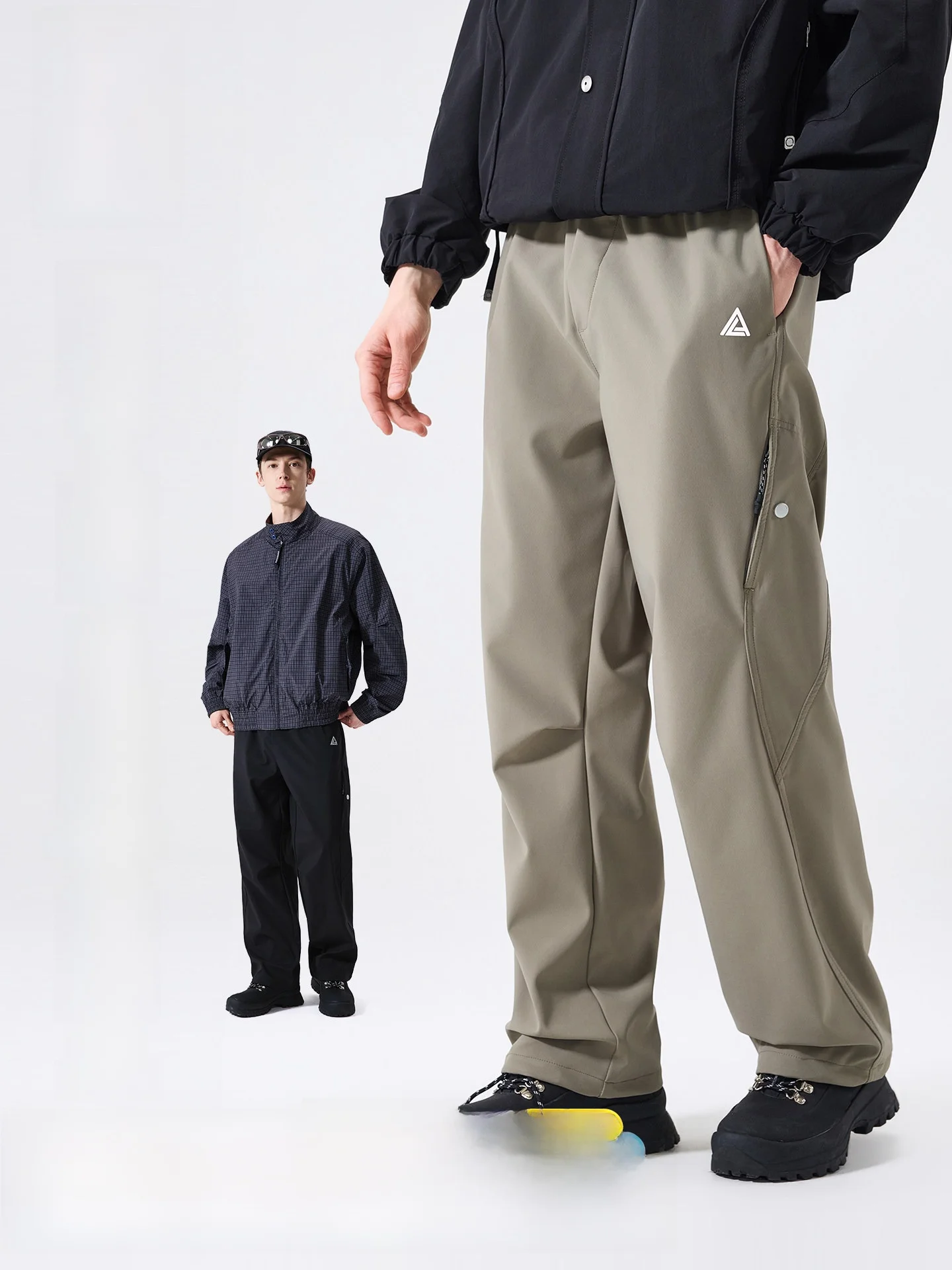 LAZY DAY Outdoor Three-Proof Hiking Trousers Men's Autumn Winter Wear-Resistant Mountain Climbing Sports Straight Leg Workwear