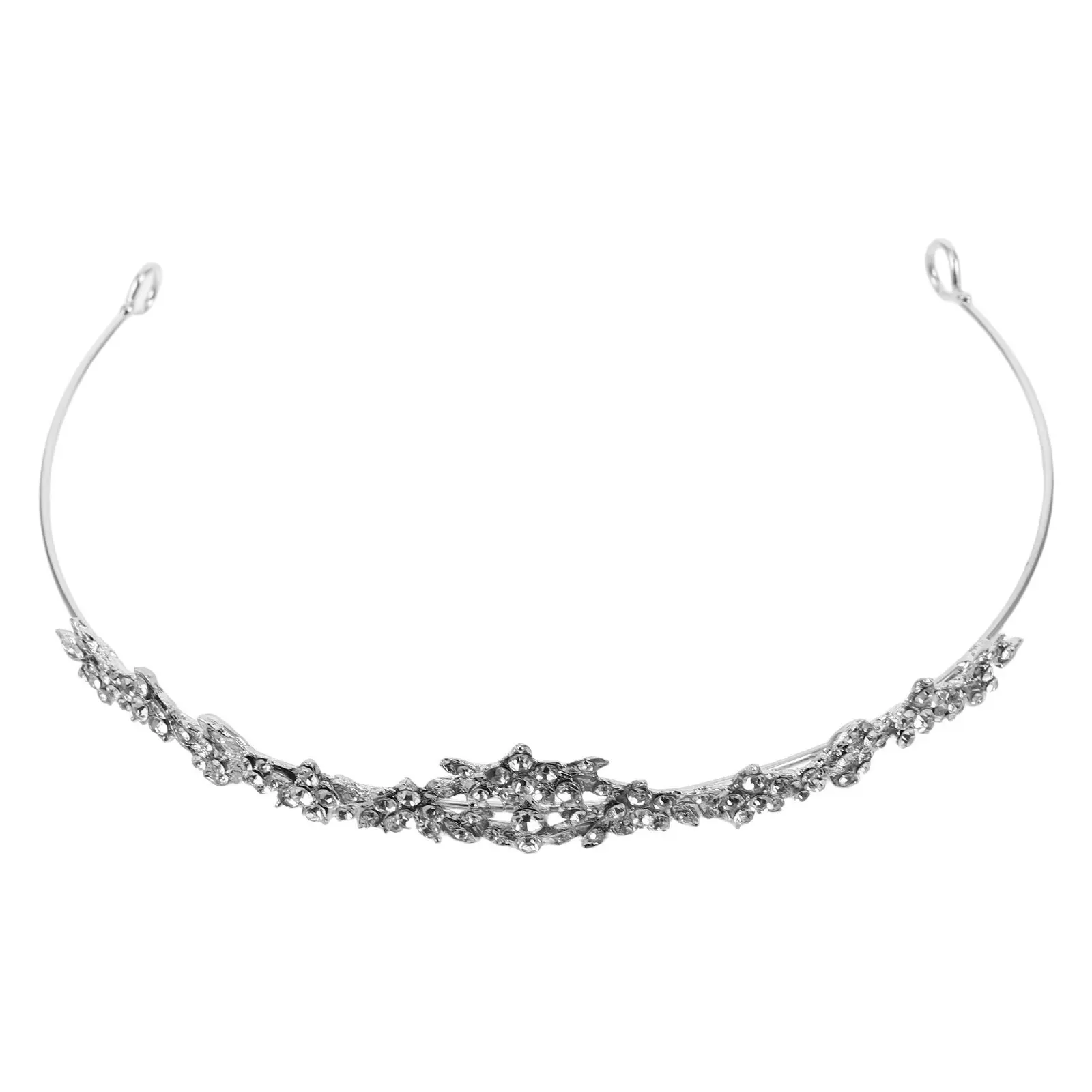 Elegant Crystal Rhinestone Wedding Headband Bridal Crown Hairpiece Women Design Generational Keepsake Glitter