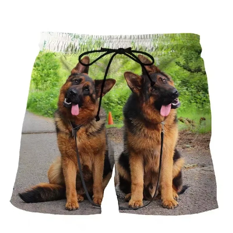 3D Print Sheepdog Pattern Shorts Men Women Casual Fashion Dog Leisure Oversize Short Pants Summer Cool Mens Swim Sport Trunks