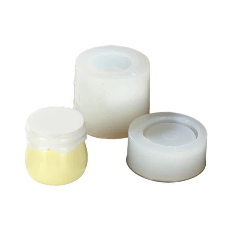 HXBF Irregular Shaped Silicone Mold For Creating Resin Jewelry Organiser Puddings Jar