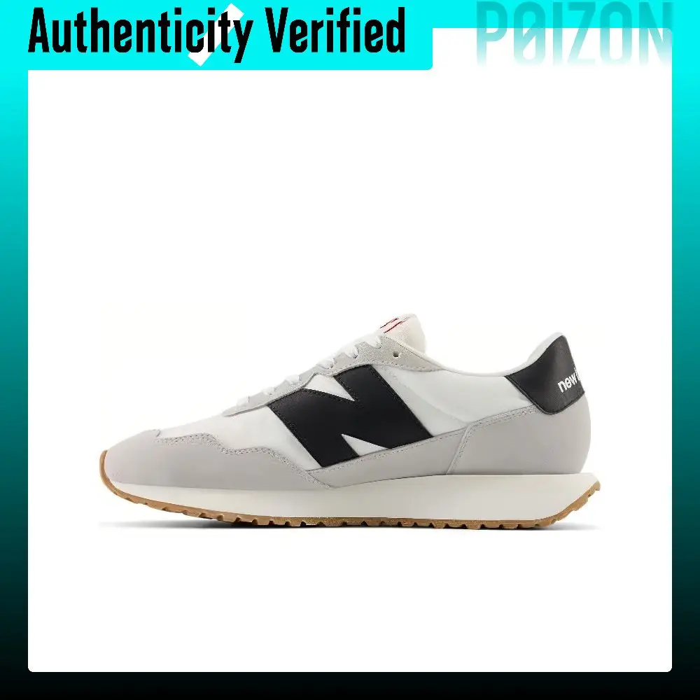 New Balance NB 237 Fabric Low top EVA Casual Running Shoes Men's White MS237CI
