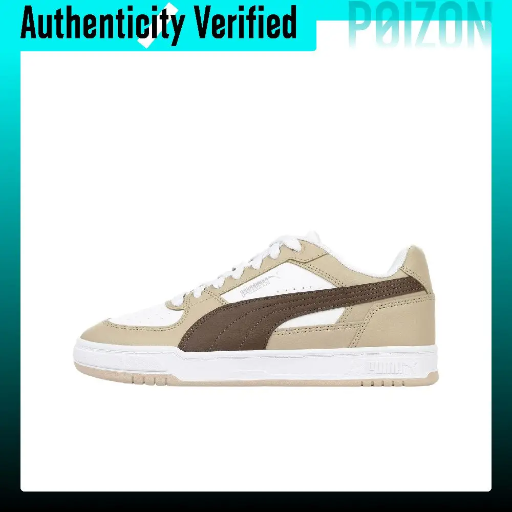 PUMA Caven 3 Skate Shoes Men's Low-top White Brown 404484-25