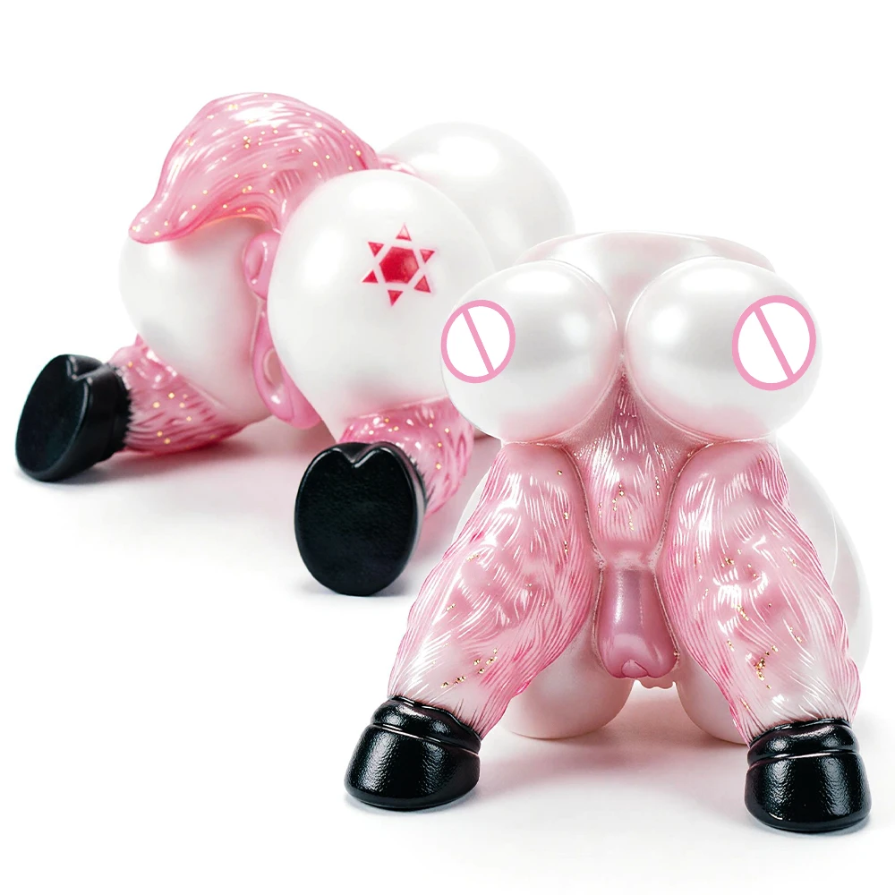 SHAZ Fantasy Pony Inspired Male Masturbator Soft Silicone Stroker Cup Breast Shape Butt Design Tight Channel Adult Toy for Men