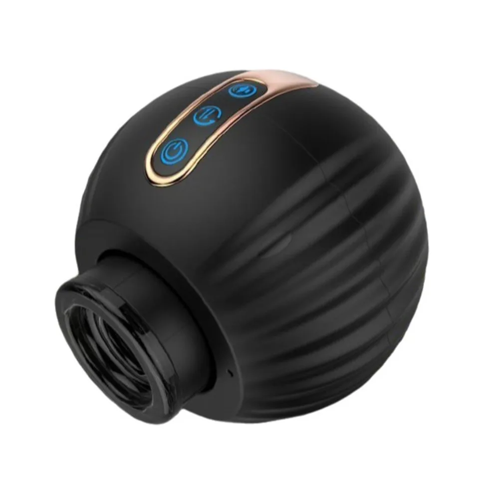 Dual-head Small Pumpkin Telescopic Rotating Masturbator For Men Male Exercise Device Adult Toy Portable Fitness Tool