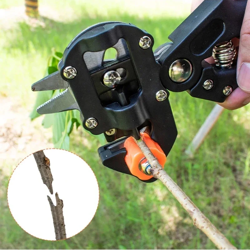 Professional 2 in 1 Garden Grafting Tool Kit, Pruning Shears Fruit Tree