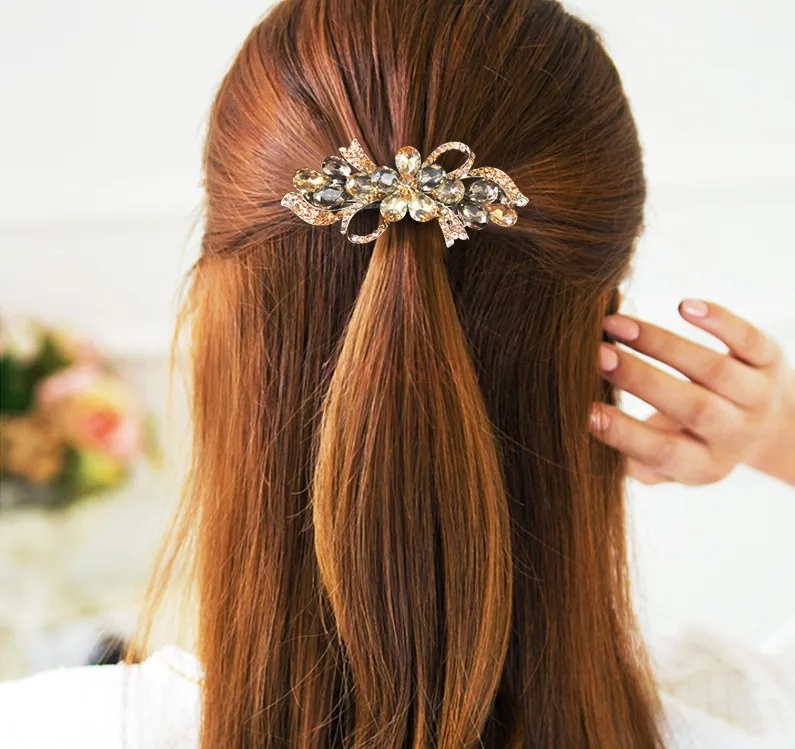 Hairpin Female Mother Hairpin Spring Clip Back Head Spoon Hairpin Butterfly