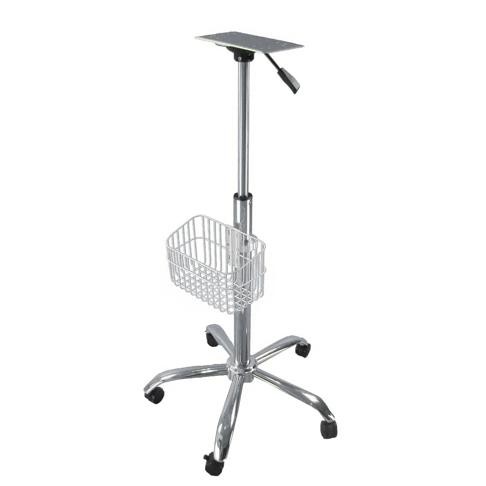 Trolleys Cheap Hospital Medical good quality Stainless Steel Height adjustable Monitor gas lifter Trolleys Factory Direct supply