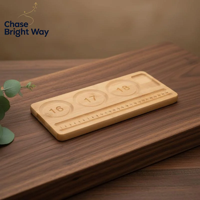 Wood Bead Board For Making Jewelry Bracelets Size Measuring Instrument Bead Tray