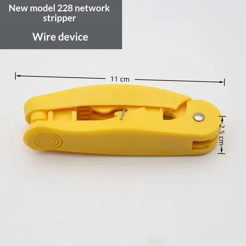 Professional 4 In 1 RJ45 Network Cable Tool Cutting Stripping Untangling Straightening for CAT5 CAT6 Ethernet Cables
