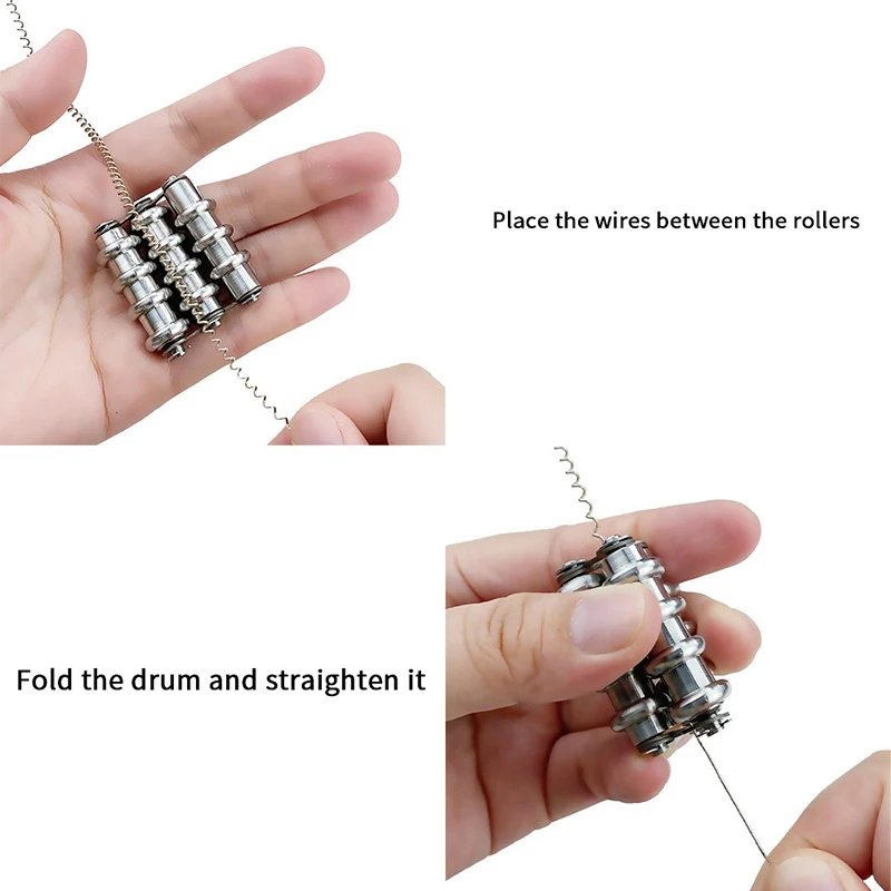 Metal Nylon Wire Straightening Machine Copper Silver Gold Wire Metal Manual Straightening Tool Straightener Jewelry Tool