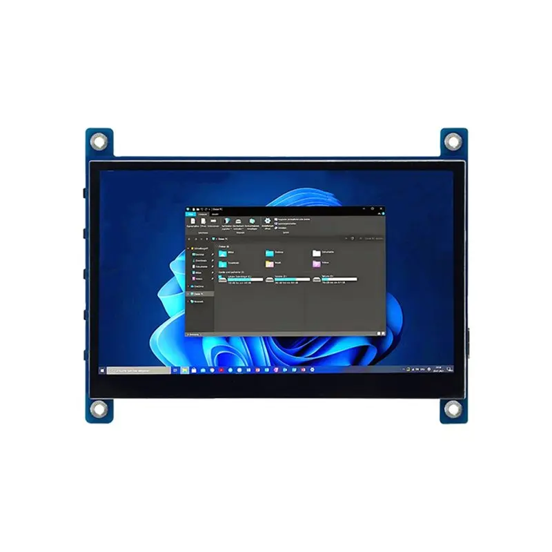 For Raspberry Pi 4.3Inch IPS LCD -Compatible 800 X 480 Capacitive Touch Screen Display PC For Banana Pi LCD Screen