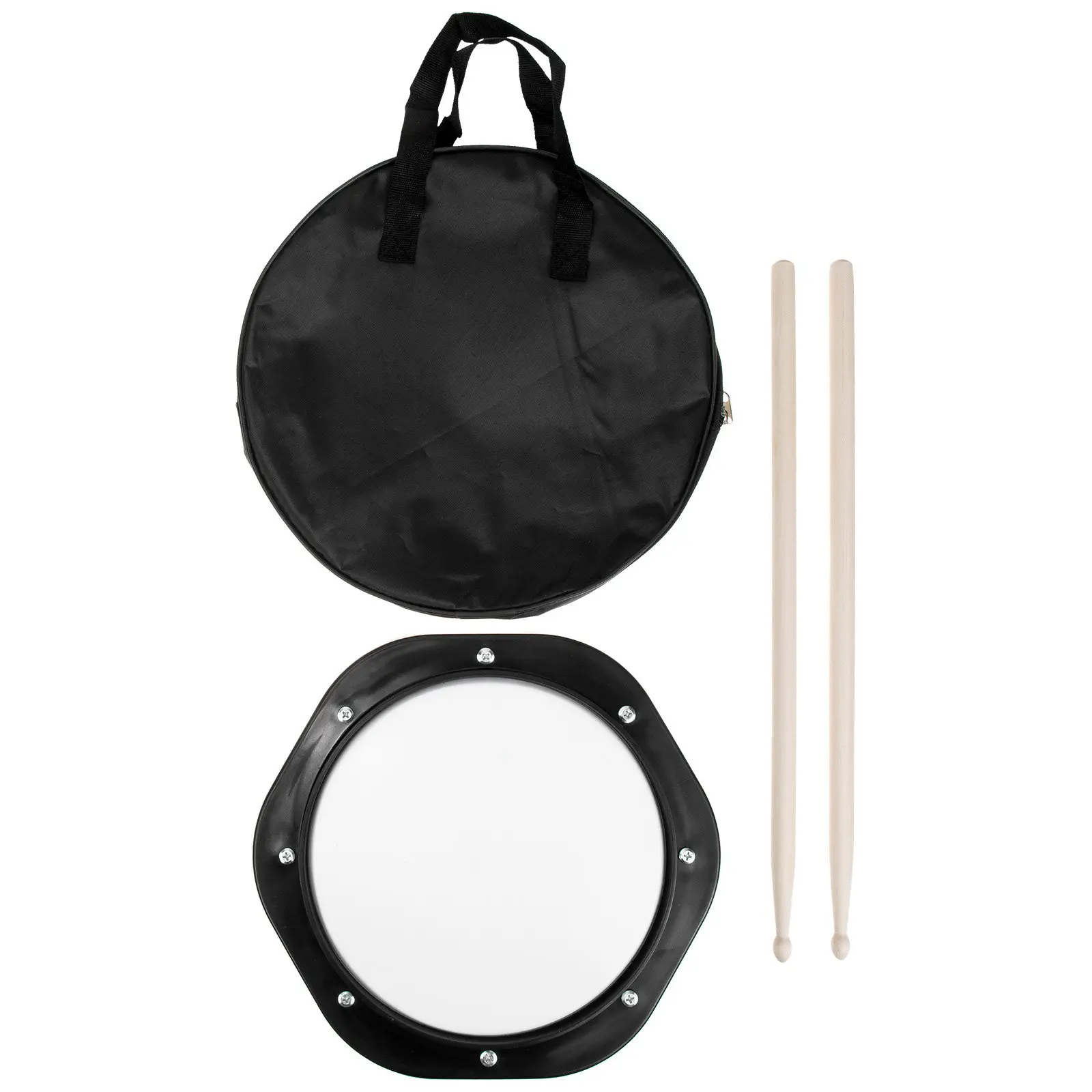 1 set Silicone Silent Drum Practice Pad Portable Quiet Bass Halloween Christmas New Year Drum Practice Pads Set High