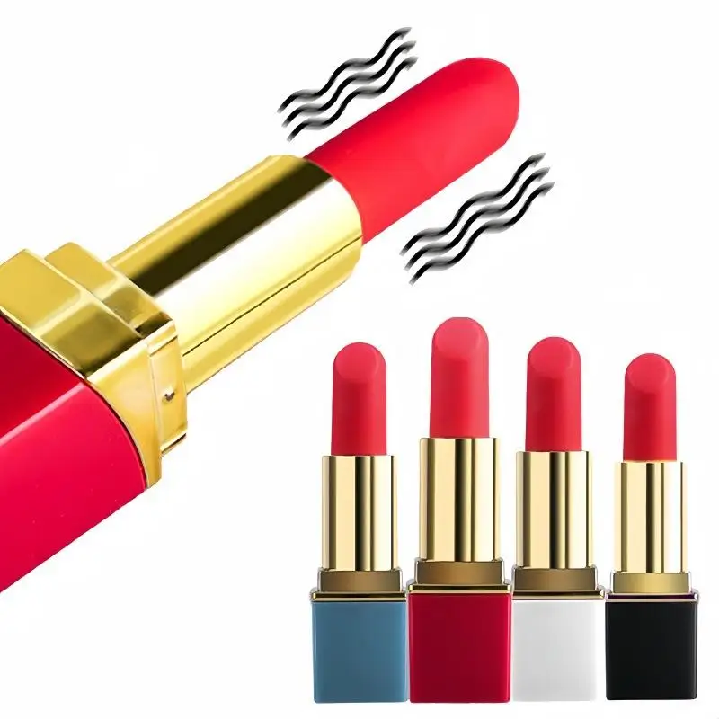 Hot 1 Set Female Mini Lipstick Clitoris Stimulator  Lipstick G Spot Vibrator Powerful Nipple Massager Masturbation Sex Toy