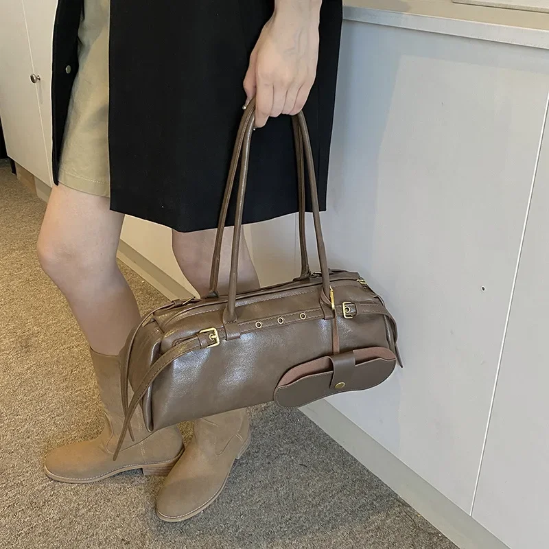 French Commuter Premium Textured Underarm Bag Light Luxury Niche Large Capacity Shoulder Bag French Handbag