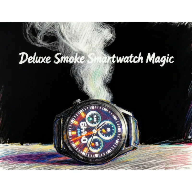 Deluxe Smoke Smartwatch  Professional Stage Magic Trick, Smoke Illusion Device for Magicians & Mentalism Shows