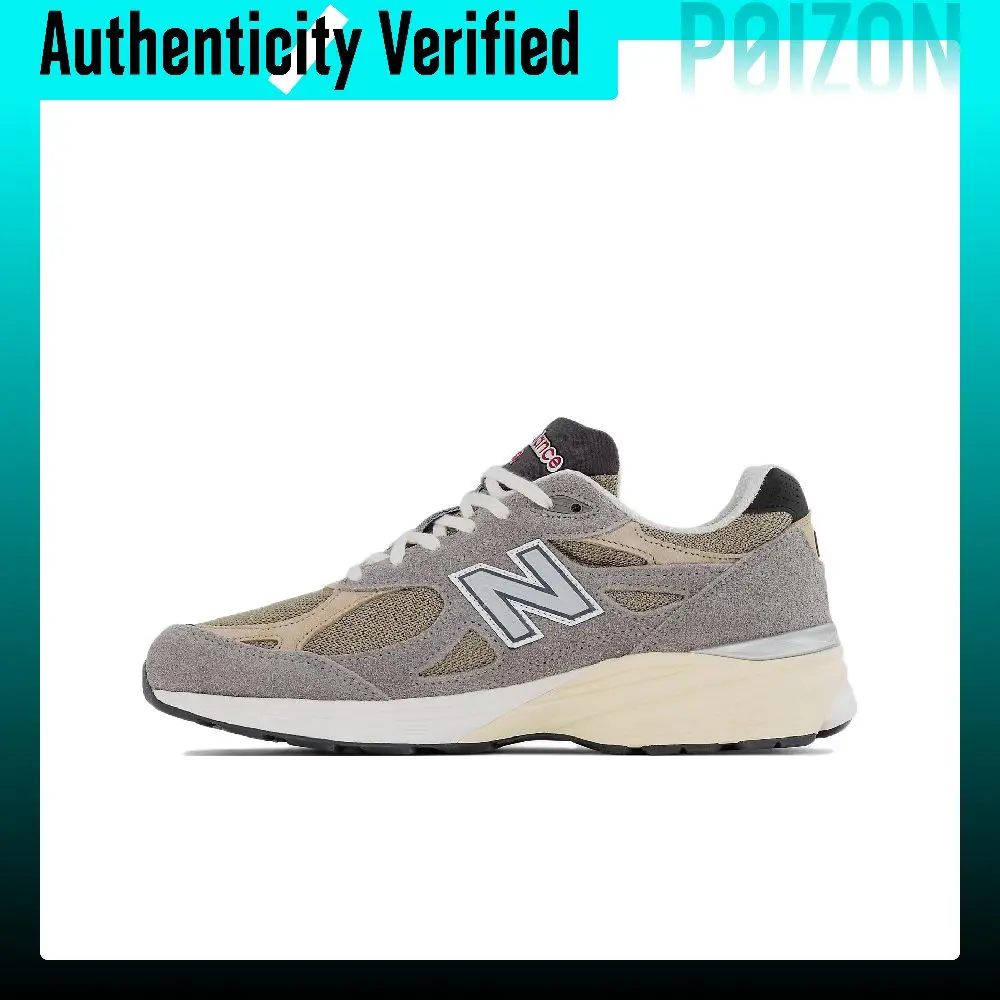 New Balance NB 990 V3 Running Shoes Unisex Low-top Gray/Light Chestnut M990TG3