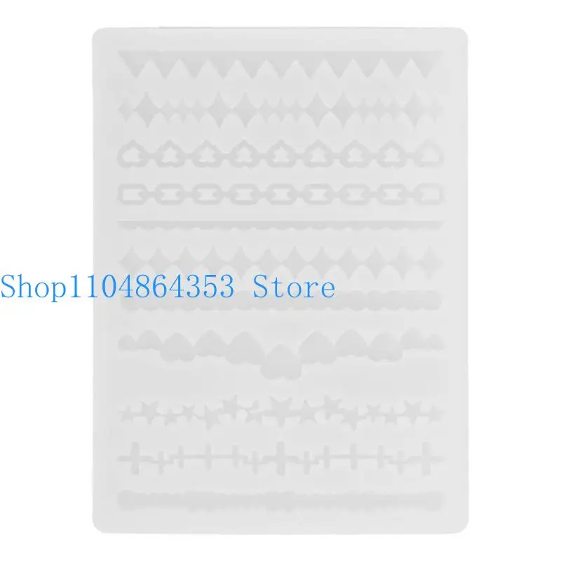 652F Chain Resin Mold Hollow Epoxy Shaker Filling Silicone Mold for Quicksand Mold