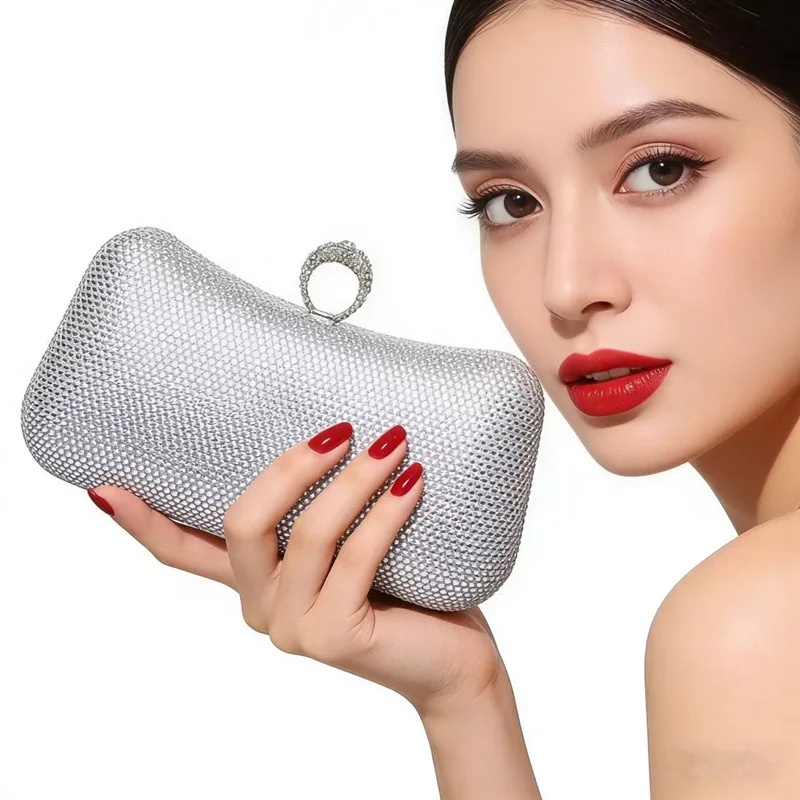 Dinner  Crystal Hot Diamond Women's Shoulder Evening Bag