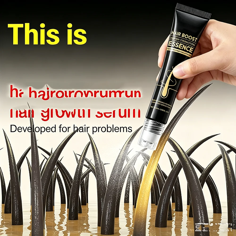 Hair Essential Loss Regrowth Treatment Strengthens Hair Nourishes Scalp Light Weight Non Greasy Improve Scalp Circulation