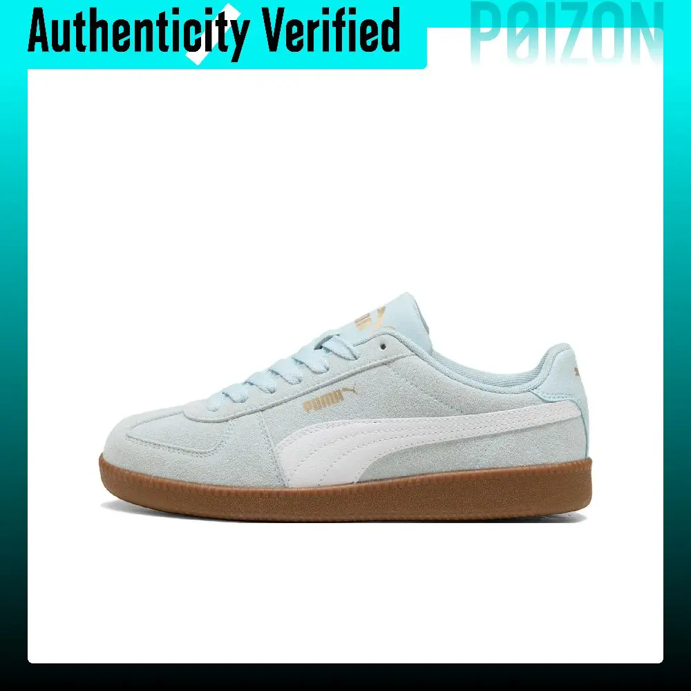 PUMA Club German Army Trainers Unisex Low-top Light Blue Green 407329-07
