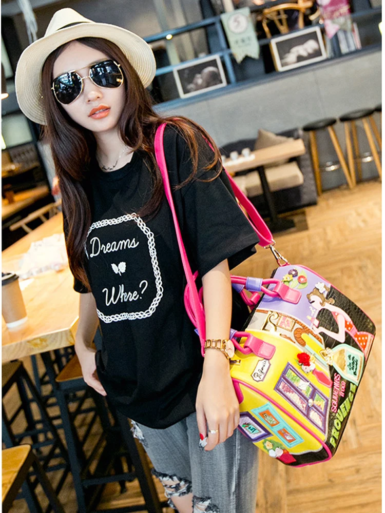 iPinee Candy Color Handbags High Quality Fashion Italian Leather Bags Famous Brands Stylish Female Tote Bag