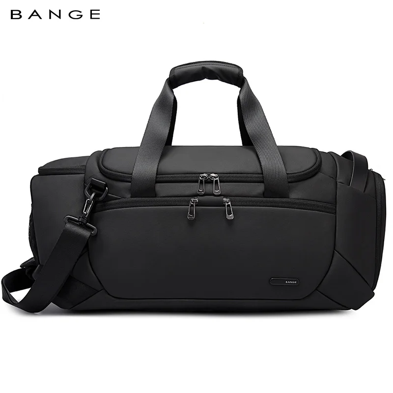 BANGE Sports Gym Bag Travel Duffel Bag with Shoes Compartment for Men Women 32L Lightweight Foldable Duffel Bag Workout Handbag