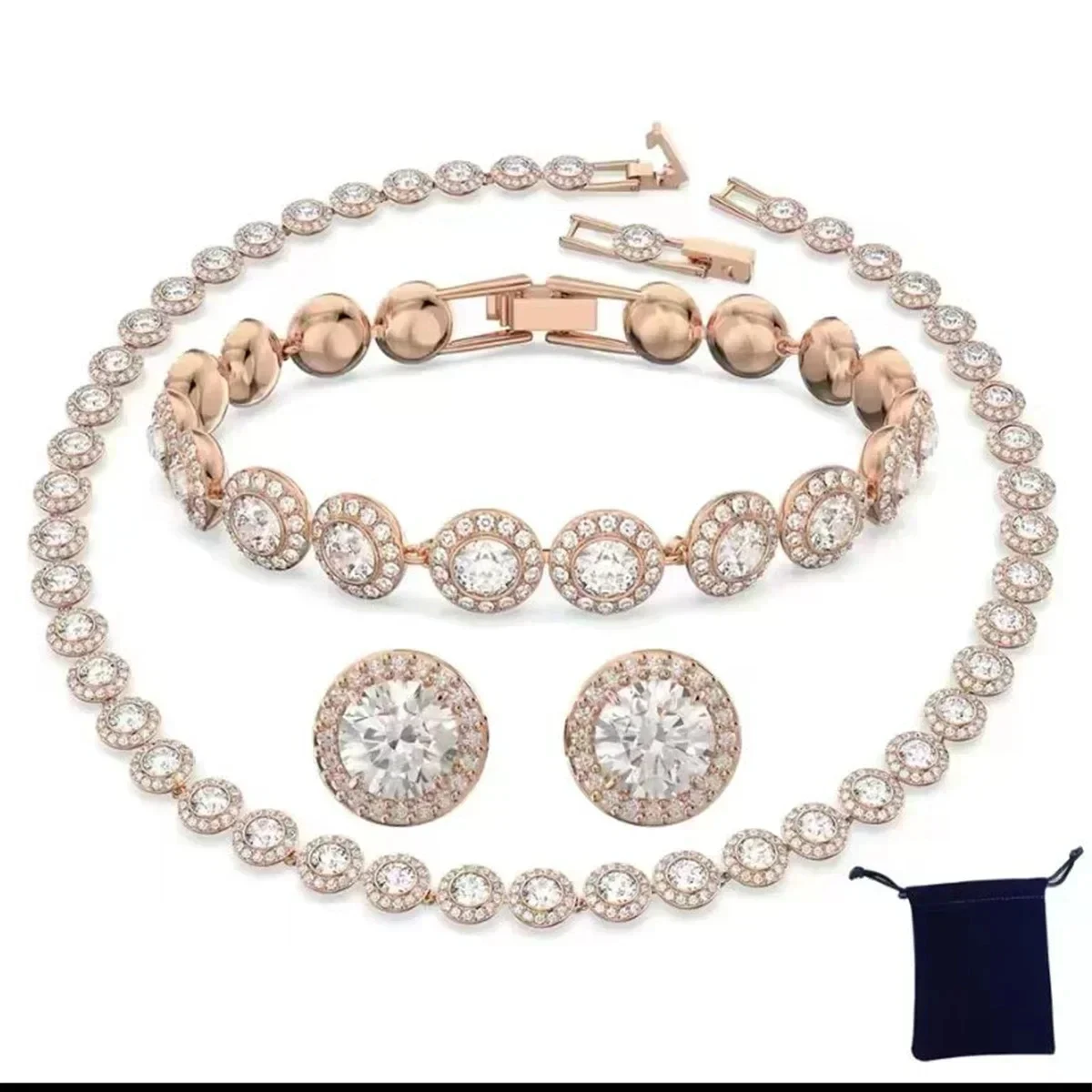2026 New Original High Jewelry Set Collection Charming for Women Necklace Earrings Bracelet Best Wedding Gift