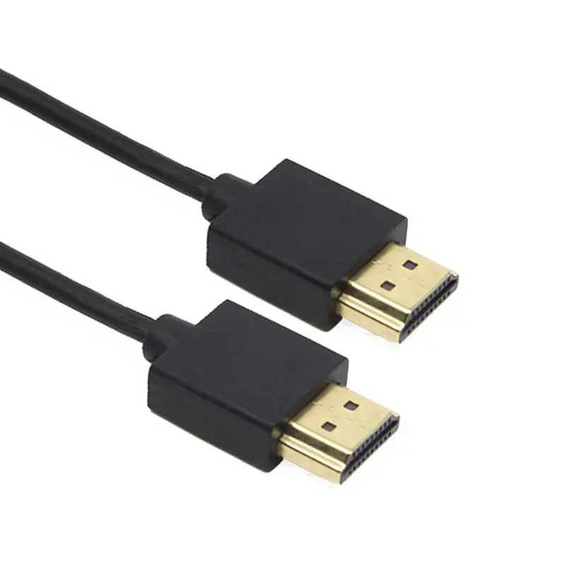 2.0 Version 4K@60Hz HDMI Compatible Male-M Ultra Soft Thin Line Computer TV Projector Monitor HD Signal Transmission Data Cable