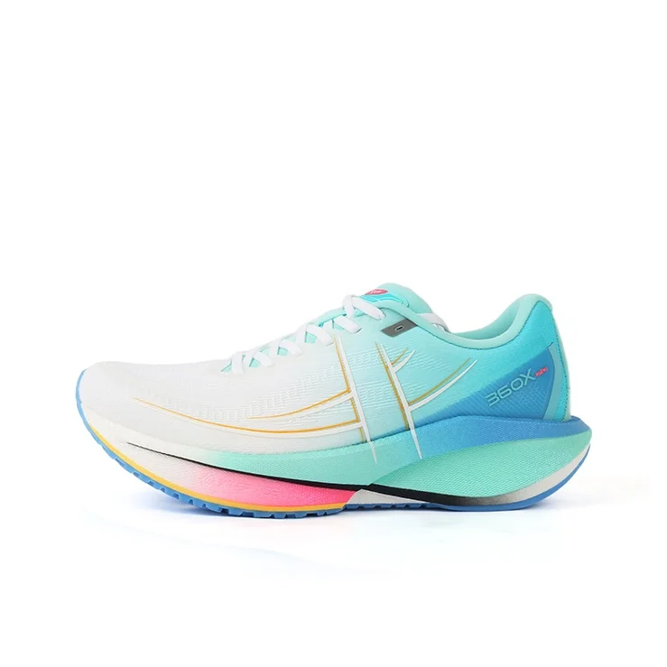 XTEP 360X 2.0 Low top Carbon Plate Marathon Training Physical Fitness Test & Exam Running Shoes Men's Blue White 975419110063 /