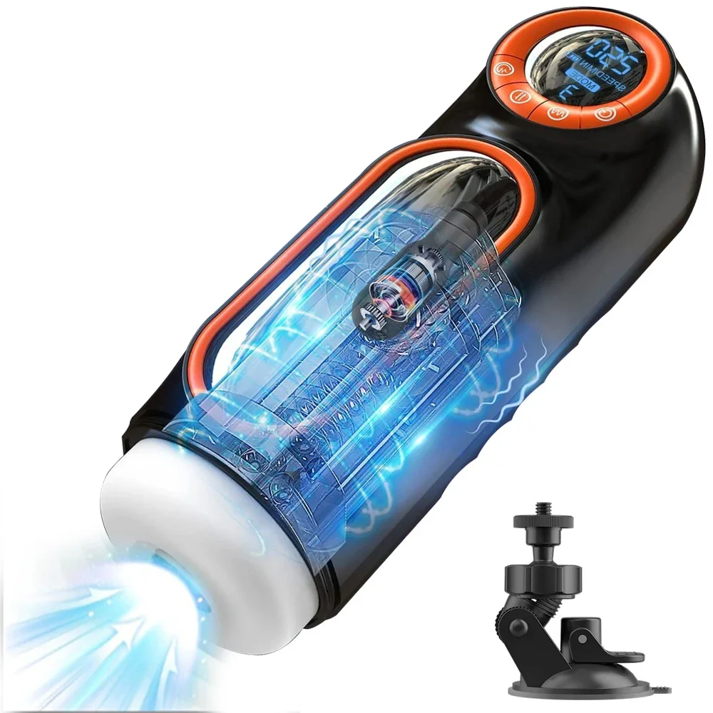 Male Masturbators Vibrator Pocket Pussy Sucking Penis Stimulation Sex Toys for Men