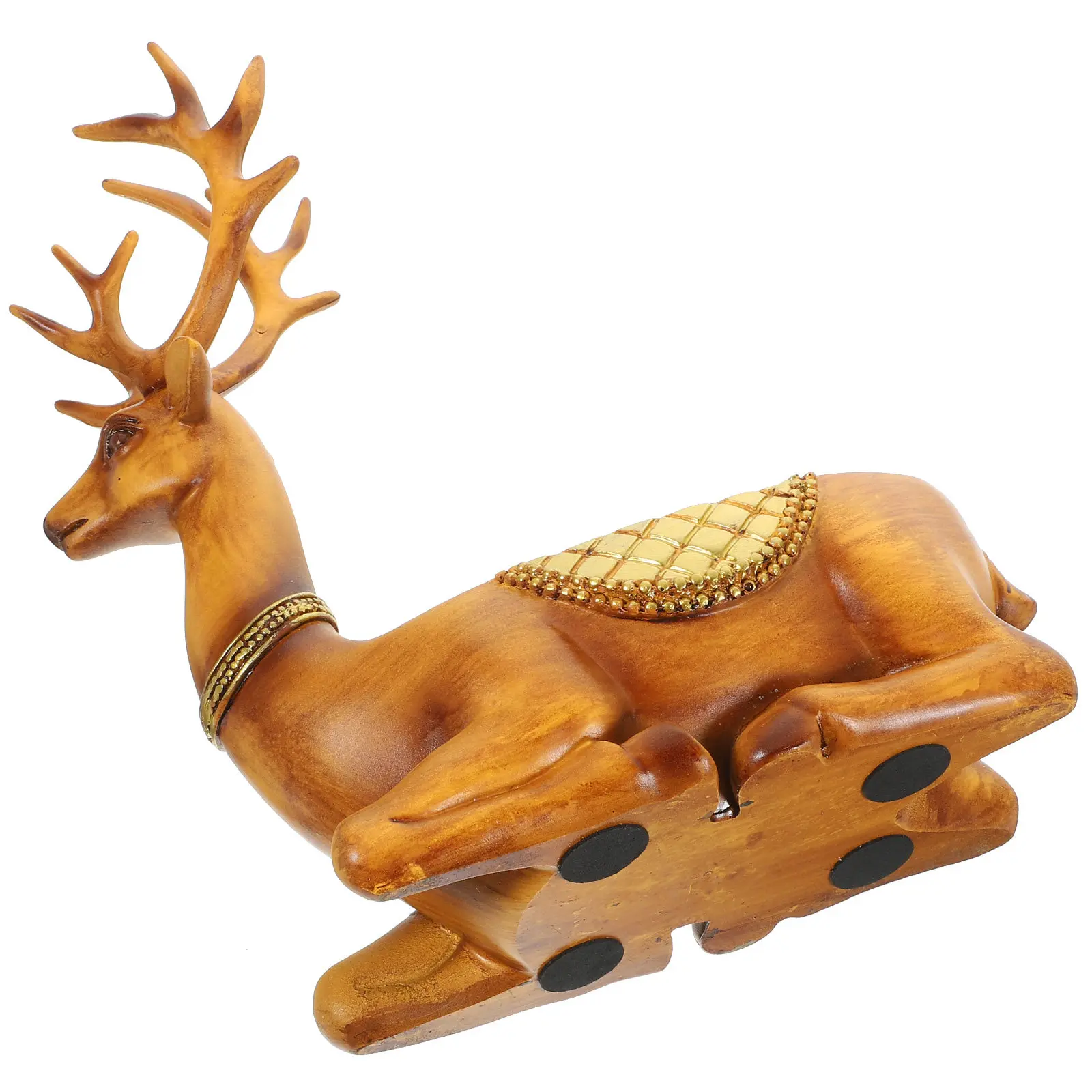 Deer Shaped Storage Box Resin Jewelry Tray Key Holder Desktop Sundries Organizer Decorative Office Desk Storage