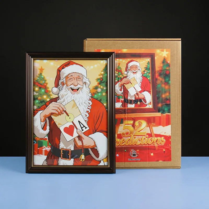 Phantom Santa Claus  Portrait Presents The Audience'S Prophecy Phantom Illusion magic tricks Simple operation All correct