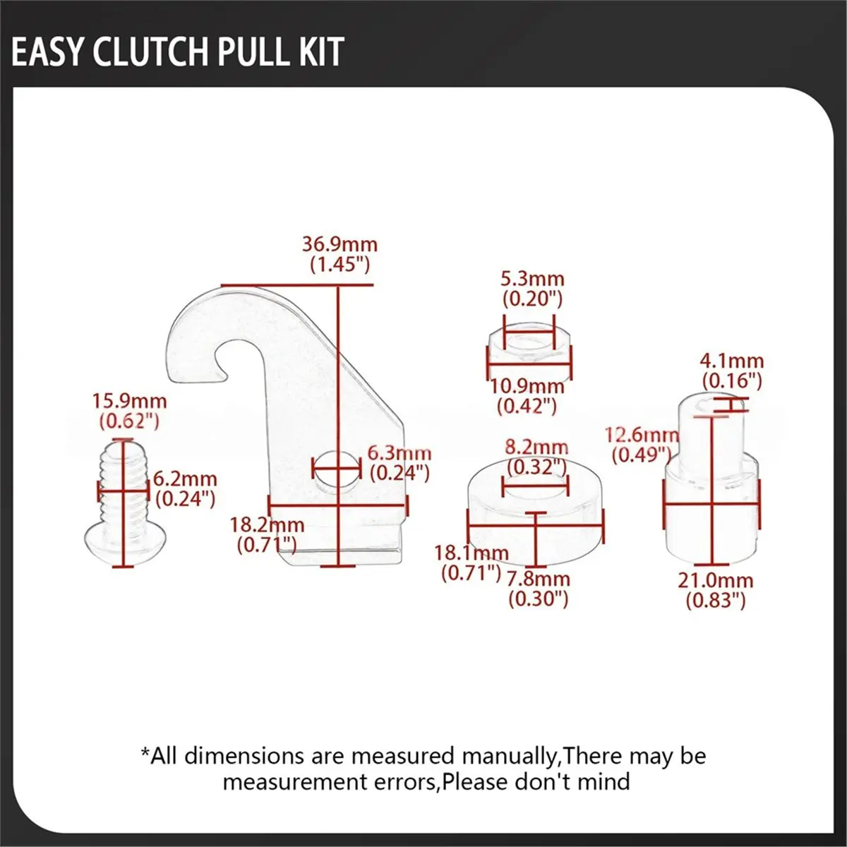 A23Z Twin Cam Easy Pull Clutch Kit for 2000-2017 Softail Dyna Touring Glide Street Glide Road Glide Road