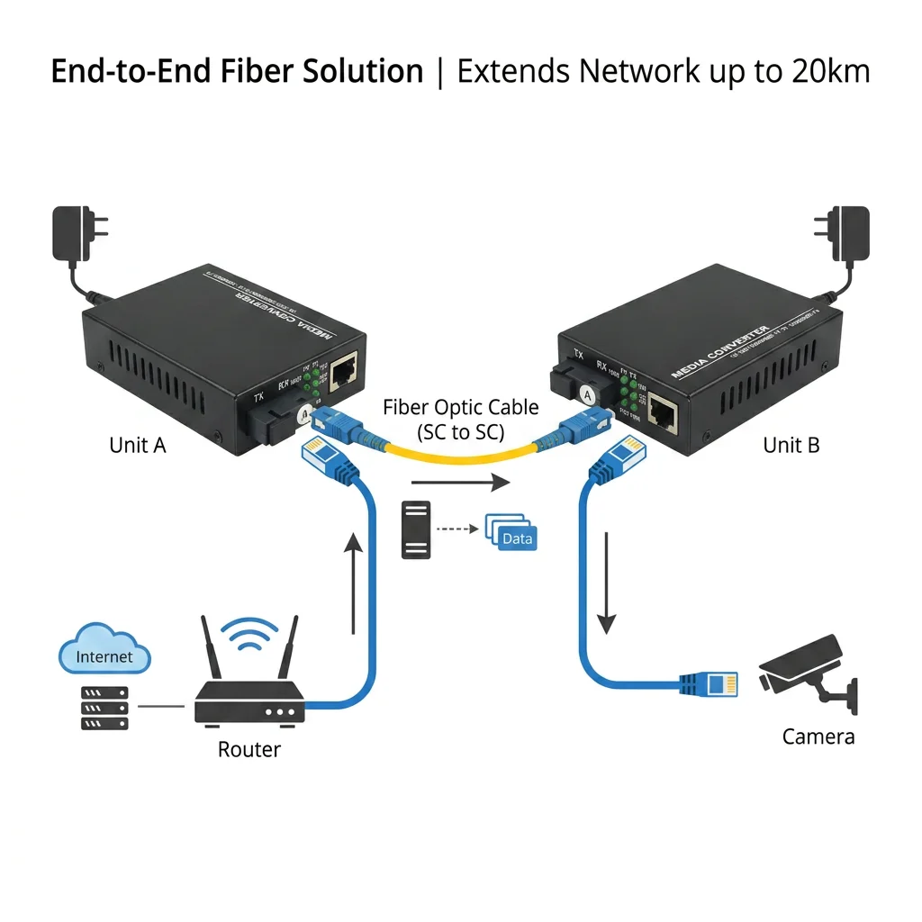 1.25G SFP BiDi SMF LC Simplex Transceiver 10KM DDM DOM Gigabit Fiber Media Converter SC 1F1E 1RJ45 20KM For Cisco TP-Link H3C