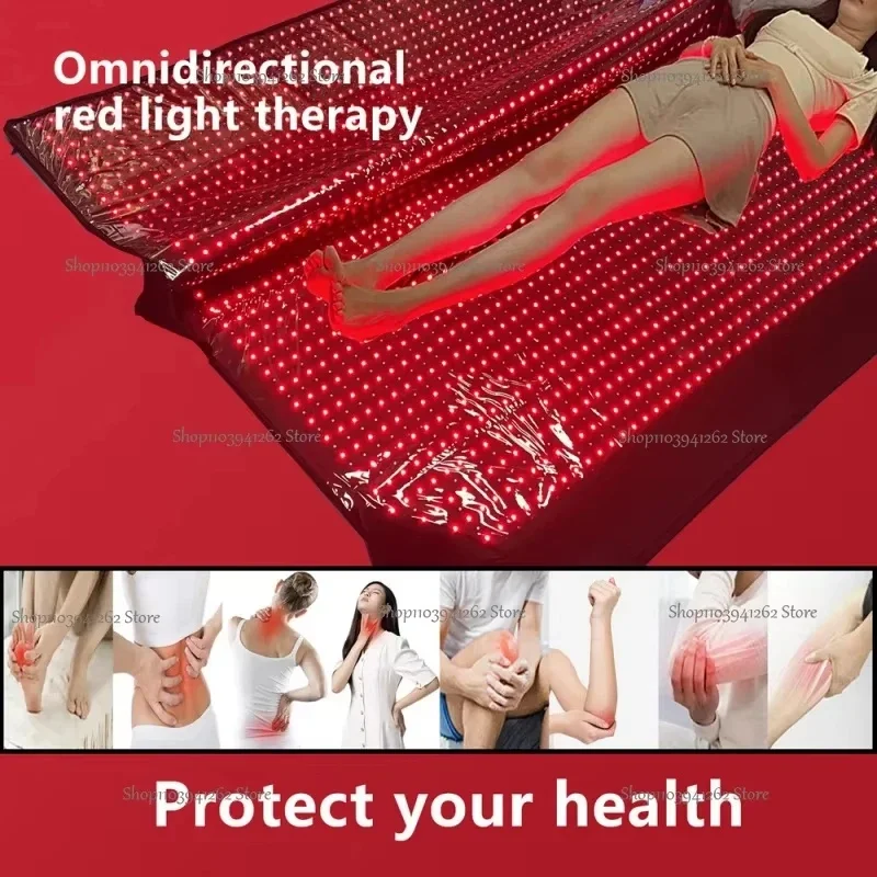 Full-Body Red Light Infrared Sauna Bag: 660/850nm, Slimming, Pain Relief, Relaxation &