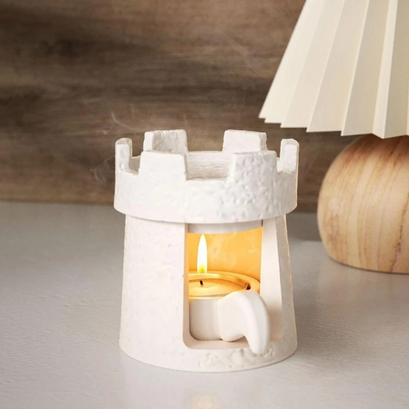 Multifunctional Silicone Mold Castles Holder Moulds Essential Oils Burners Molds Silicone Texture