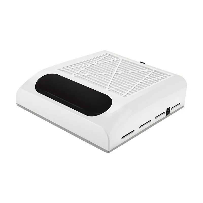 For Acrylic Nail Salon Equipment 80W Nail Dust Collector With Remove Filter Powerful Vacuum Fan Vent Nail Dust Extractor