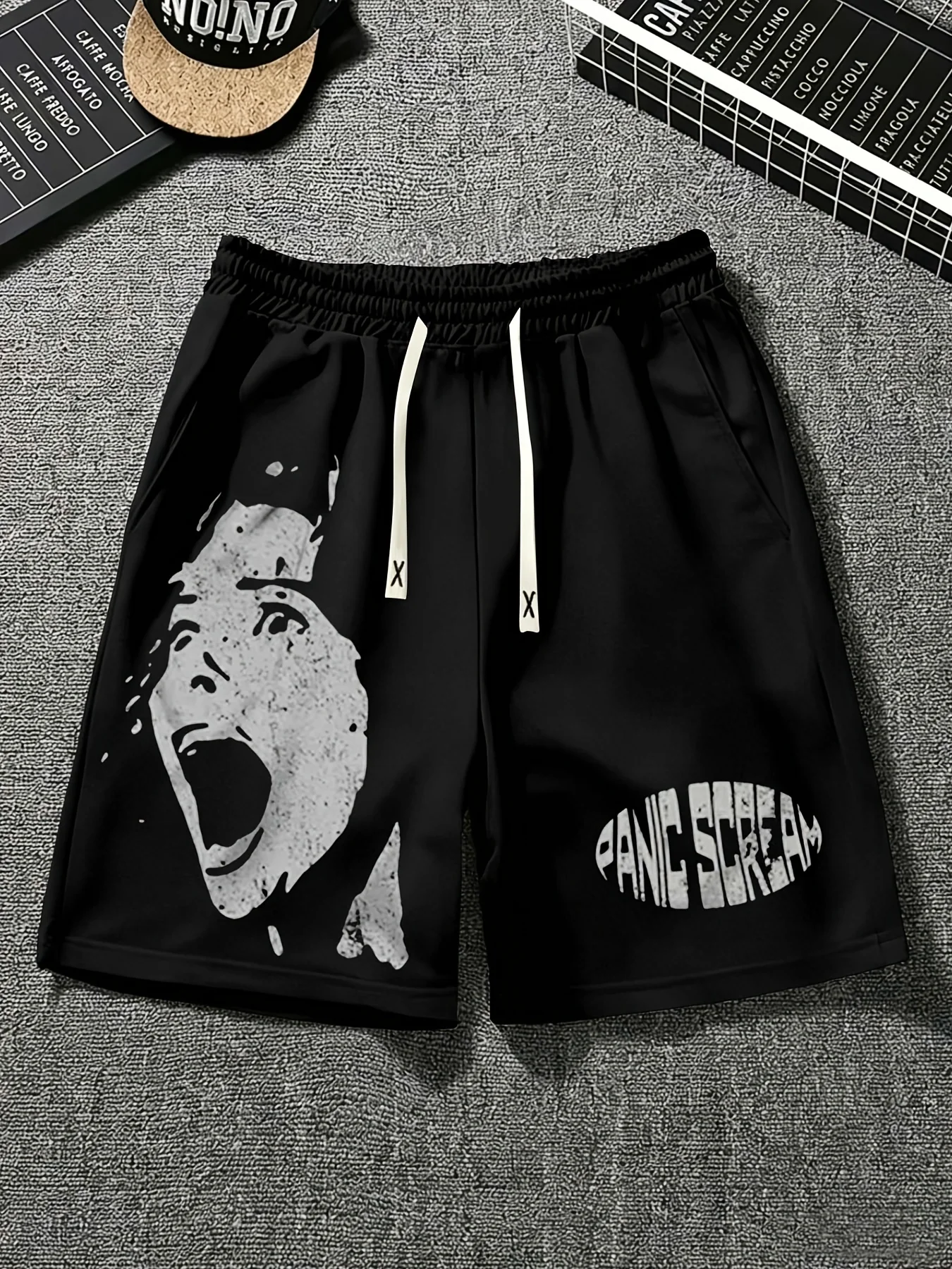 Y2K Dark High Street Loose Casual Five Quarter Shorts Men's Shorts Summer Casual Fashion Summer New Item Unisex
