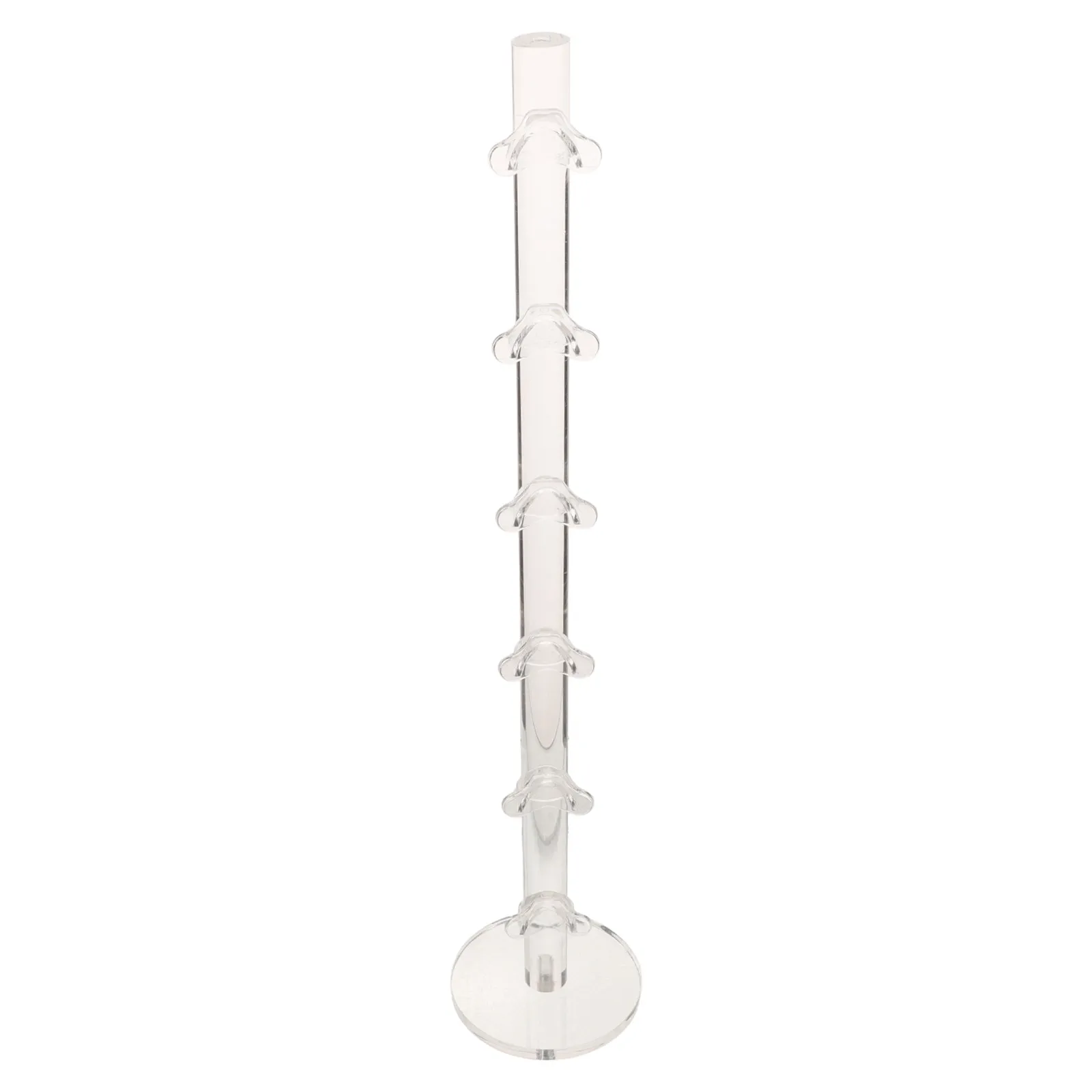6-Tier Clear Acrylic Sunglasses Organizer Rack Stable Base Eyeglass Holder Stand Display Riser Glasses Store Decor