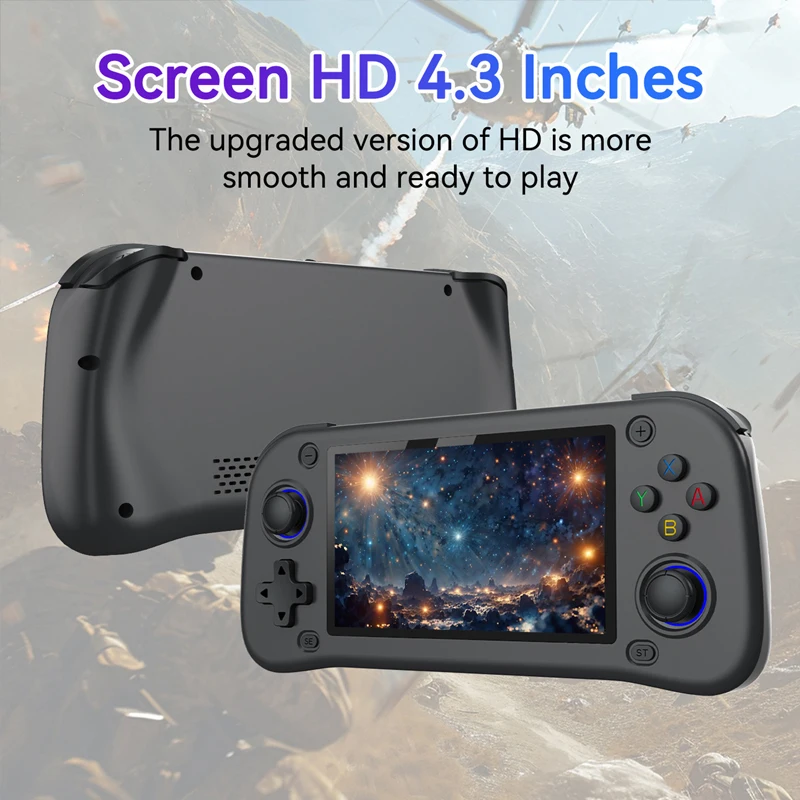 Retro Handheld Video Game Console Classic Games Pocket Player Emuelec 4.7 System with 128G 64G 3D Games&26 Emulators RK3128 Chip