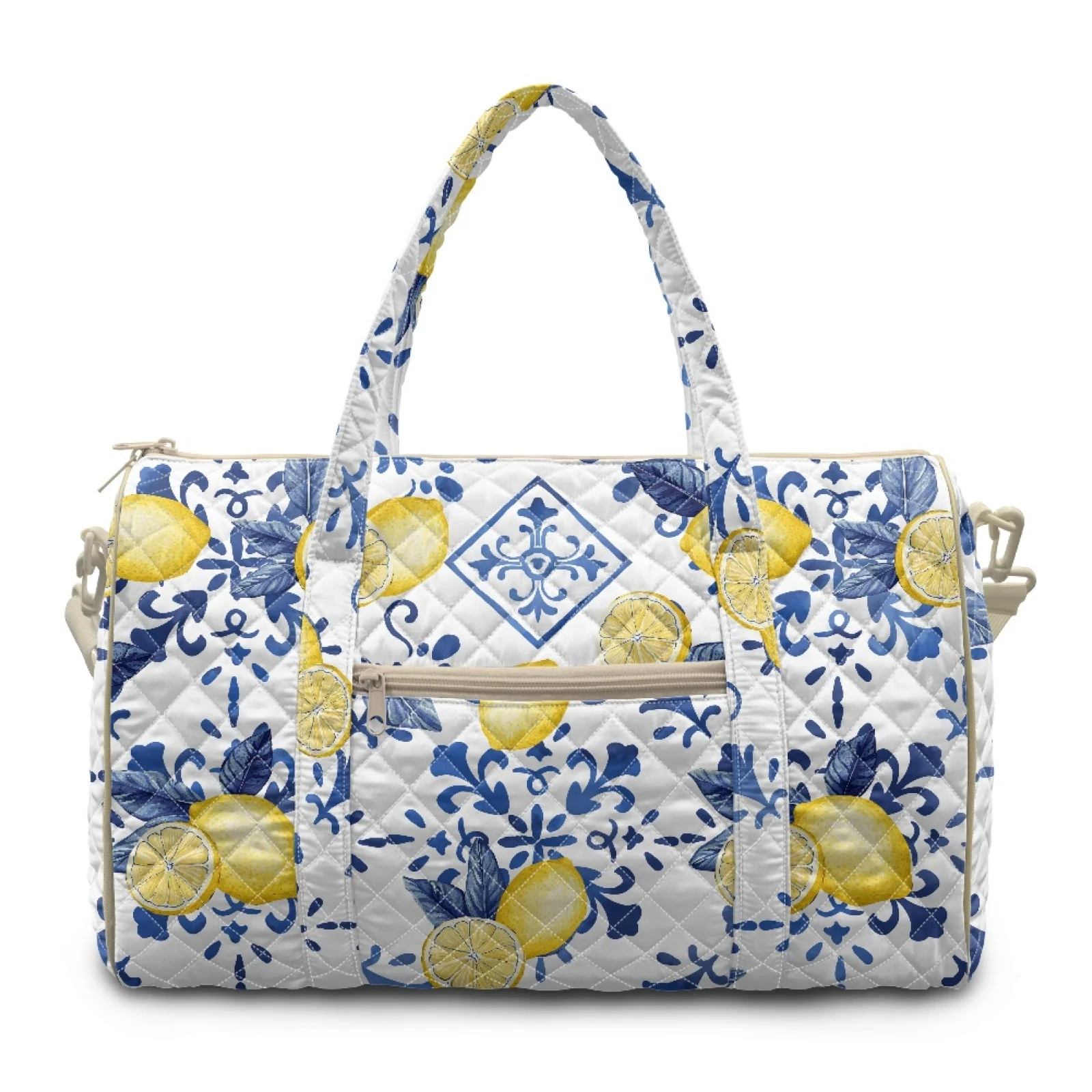 Coloranimal Lemons Travel Bags Polyester Lightweight Quilted Travel Duffels for Workout 2026 New