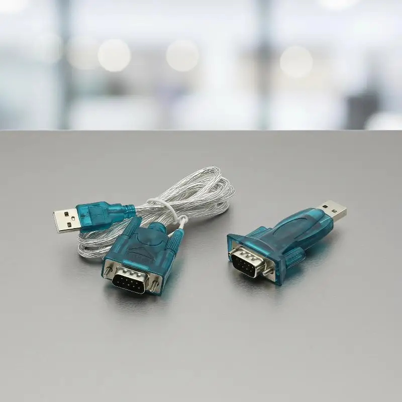 HL340 CH340 USB To RS232 DB9 9Pin Male Serial COM Port Converter Cable For PDA PLC Switch Debugging