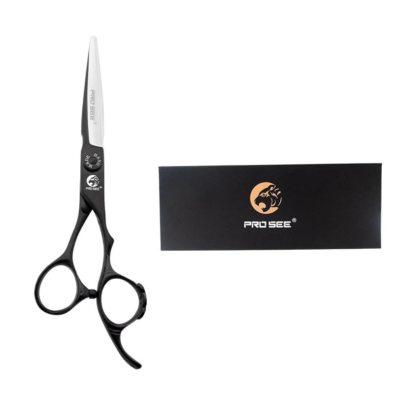 Black Hair Cutting Scissors Professional Barber Sharp Hair Scissors Hairdressing Shears For Cutting Styling Hair For Women