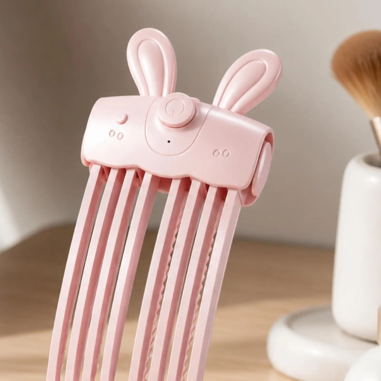 Heated Volumizing Clip Comb for Hair Root Lifting Styling Tool with Adjustable Temperature Settings for Home Salon Use